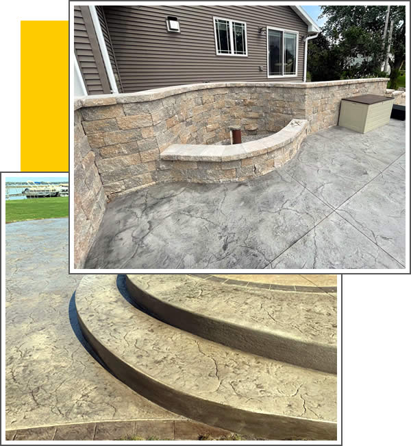 Stamped Concrete Patio Installers in WI